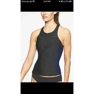 ‎Athleta Bonaire Zip Front Tankini